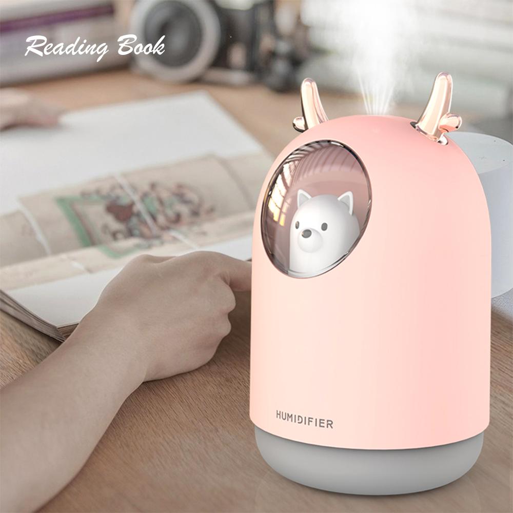 Máy Tạo Độ Ẩm Không Khí Máy Khuếch Tán Tinh Dầu Chăm Sóc Da Nano Công Nghệ Phun Sương Tạo Ẩm Hình Ếch Con Phun Sương Tạo Có Đèn LED Đèn Ngủ Văn Phòng Nhà
