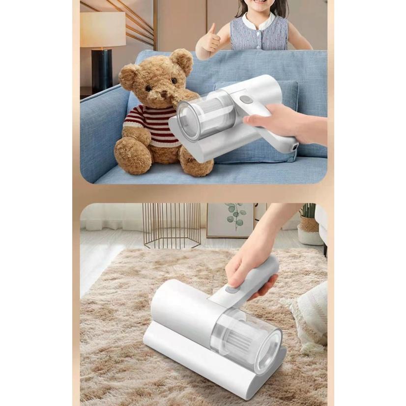 Máy Hút Bụi Giường Đệm, Chăn Ga Sofa Cao Cấp, Máy Hút Bụi Diệt Khuẩn - Tặng Kèm Đầu Lọc Dự Phòng