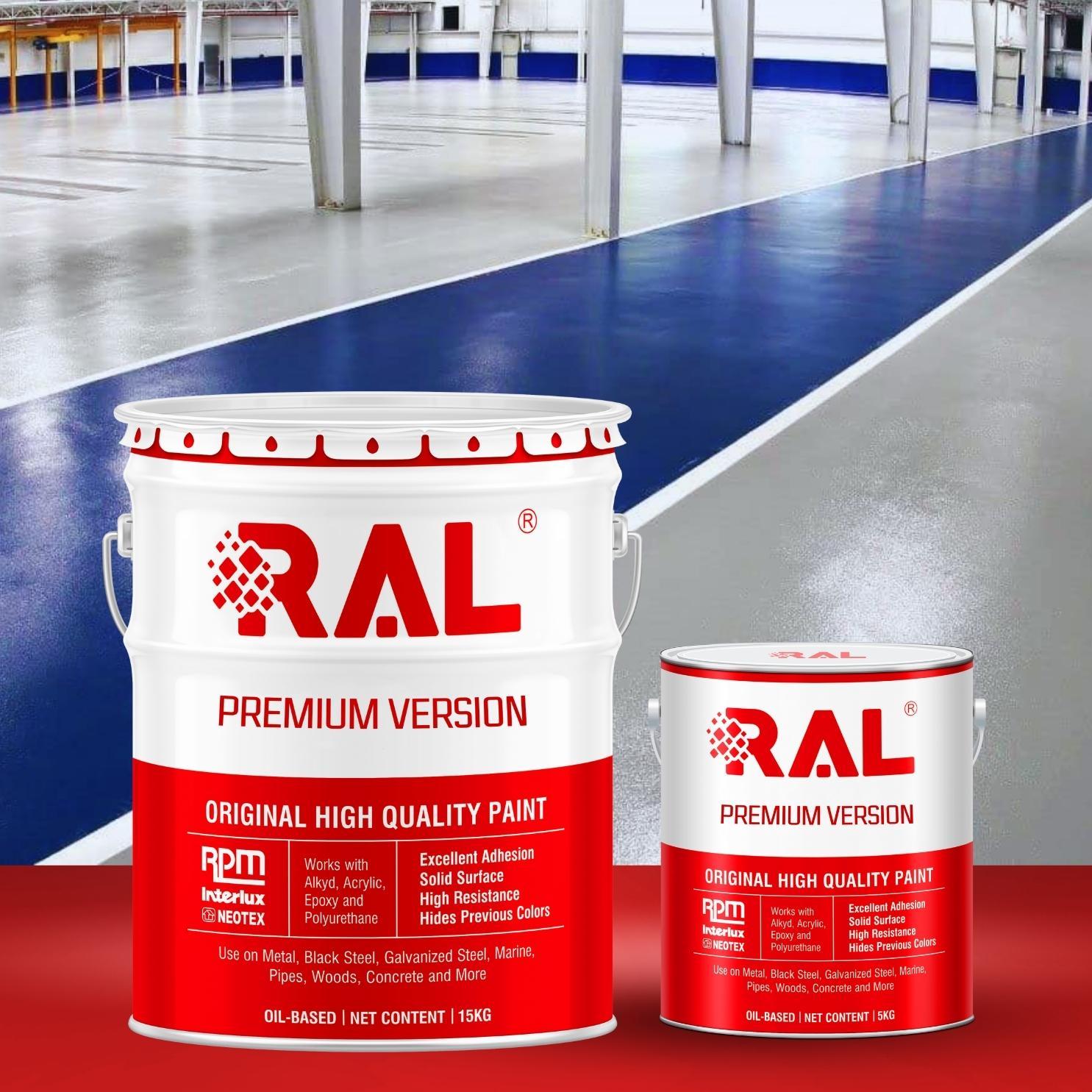 Sơn sàn Polyurethane hệ lăn RAL RAFLOOR SHIELD - 5KG