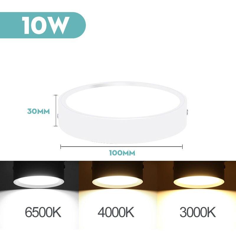 Đèn Trần Mini Bóng Led 110V 5/10/15/25W Bằng Nhôm Cho Phòng Khách/Phòng Ngủ