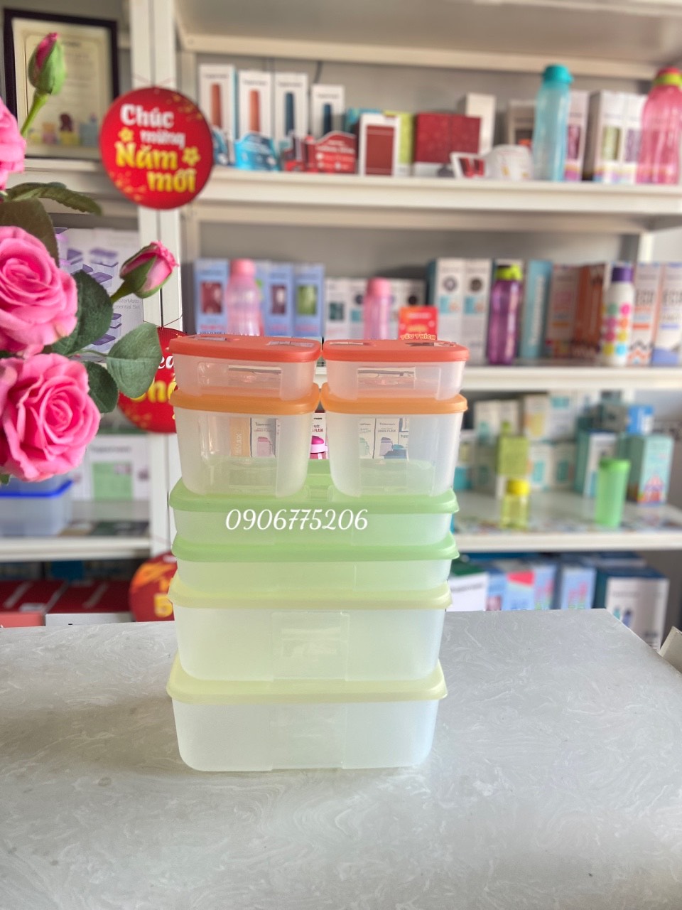 Bộ Trữ Đông Tupperware Freezermate Colorful Set 8