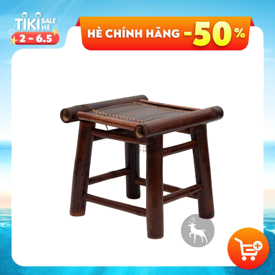 Combo ghế mây tre đôn tre đan tự nhiên nhỏ gọn, tiện lợi trang trí ban công gia đình