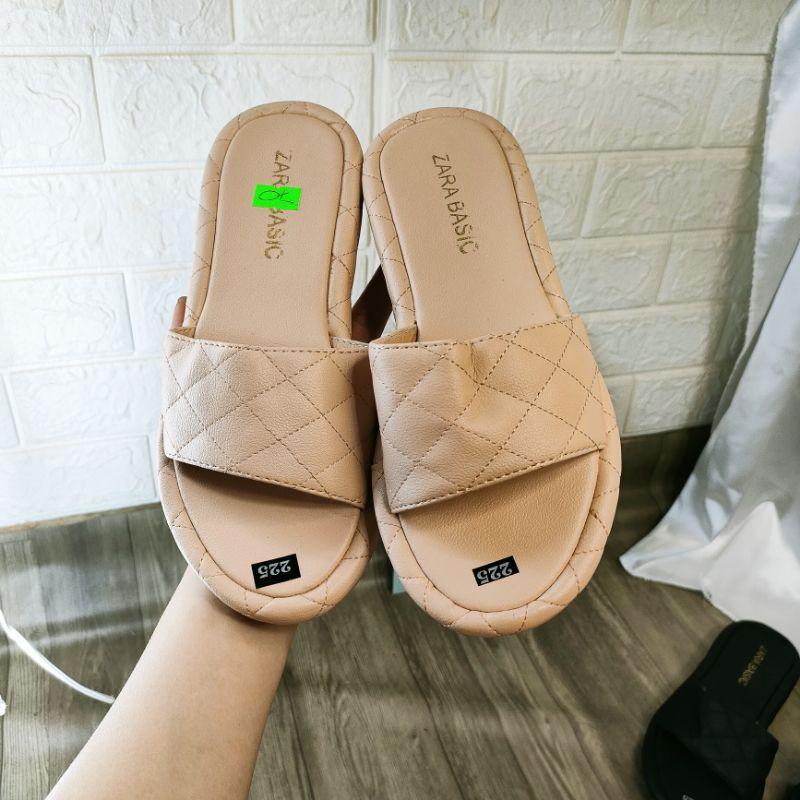 Dép Bánh Mỳ Quai Ngang Chần Ô Siêu Nhẹ