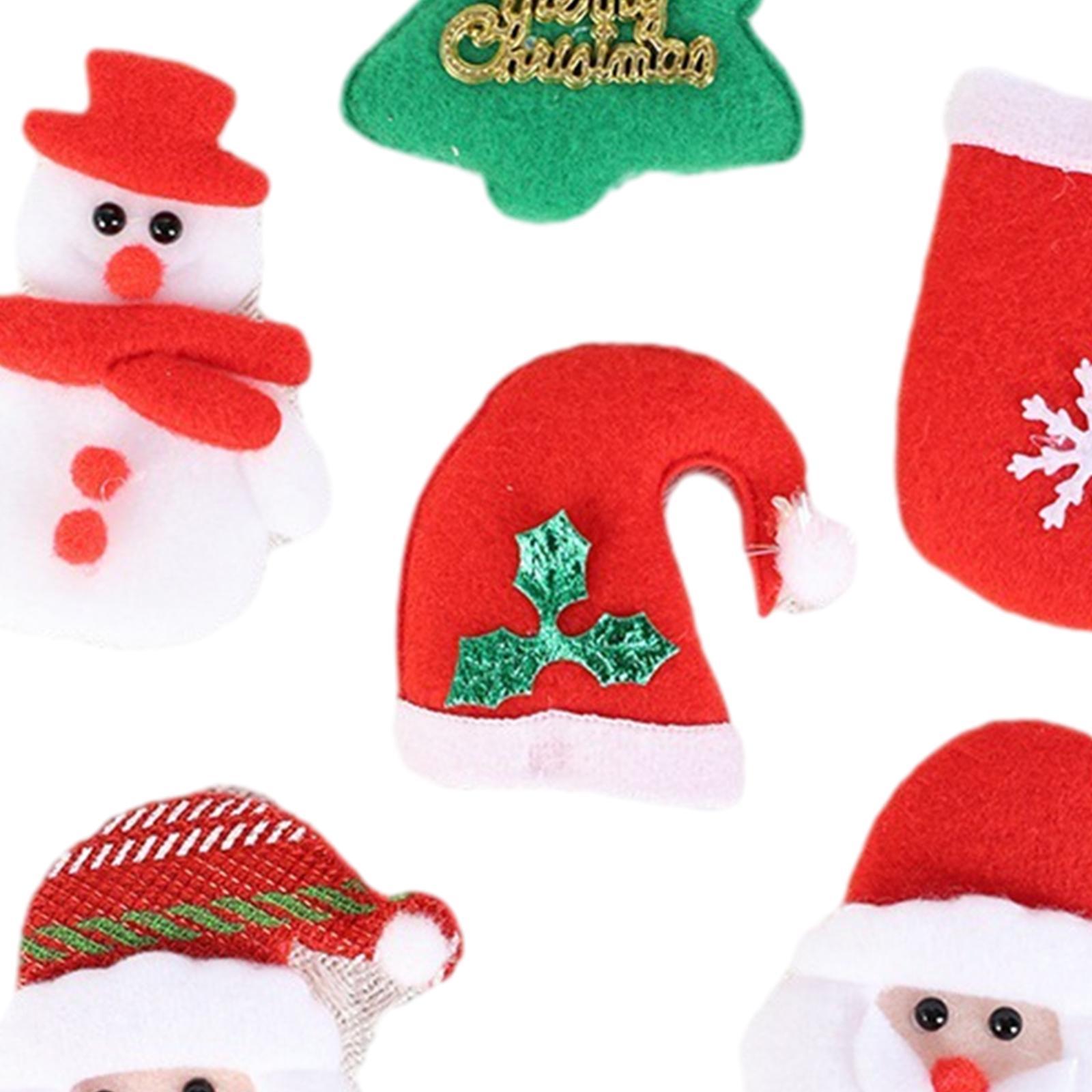 6x Christmas Ornaments Atmosphere Festive Party Supplies Hanging Decoration