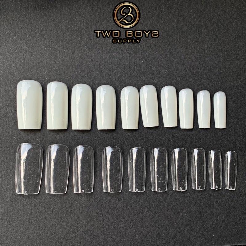 Móng úp HSM from vuông, hộp 500tip, nail box