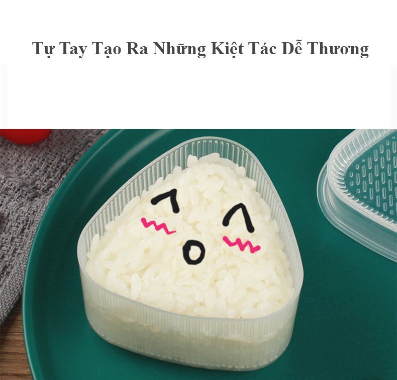 Khuôn làm cơm cuộn sushi tạo hình nhiều mẫu