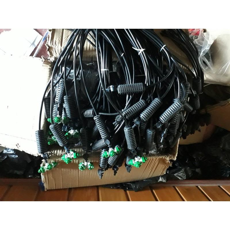 Combo 10 béc phun sương 4 hướng đầy đủ van áp đối trọng
