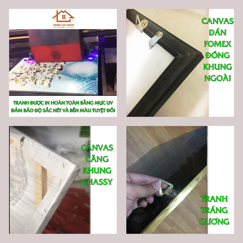 Tranh Phật Di Lặc phong thủy phát tài may mắn TẶNG KÈM ĐINH TREO PDL07