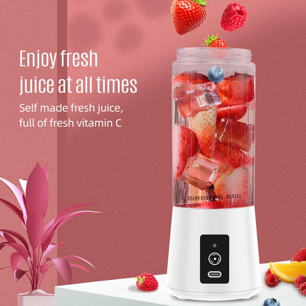 Portable Blender for Shakes and Smoothies Personal Size Single Serve Travel Fruit Juicer Mixer Cup