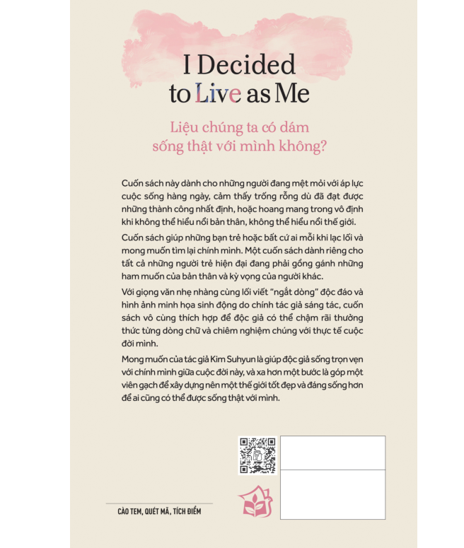 Sách - I decided to live as me - Dám sống thật với mình