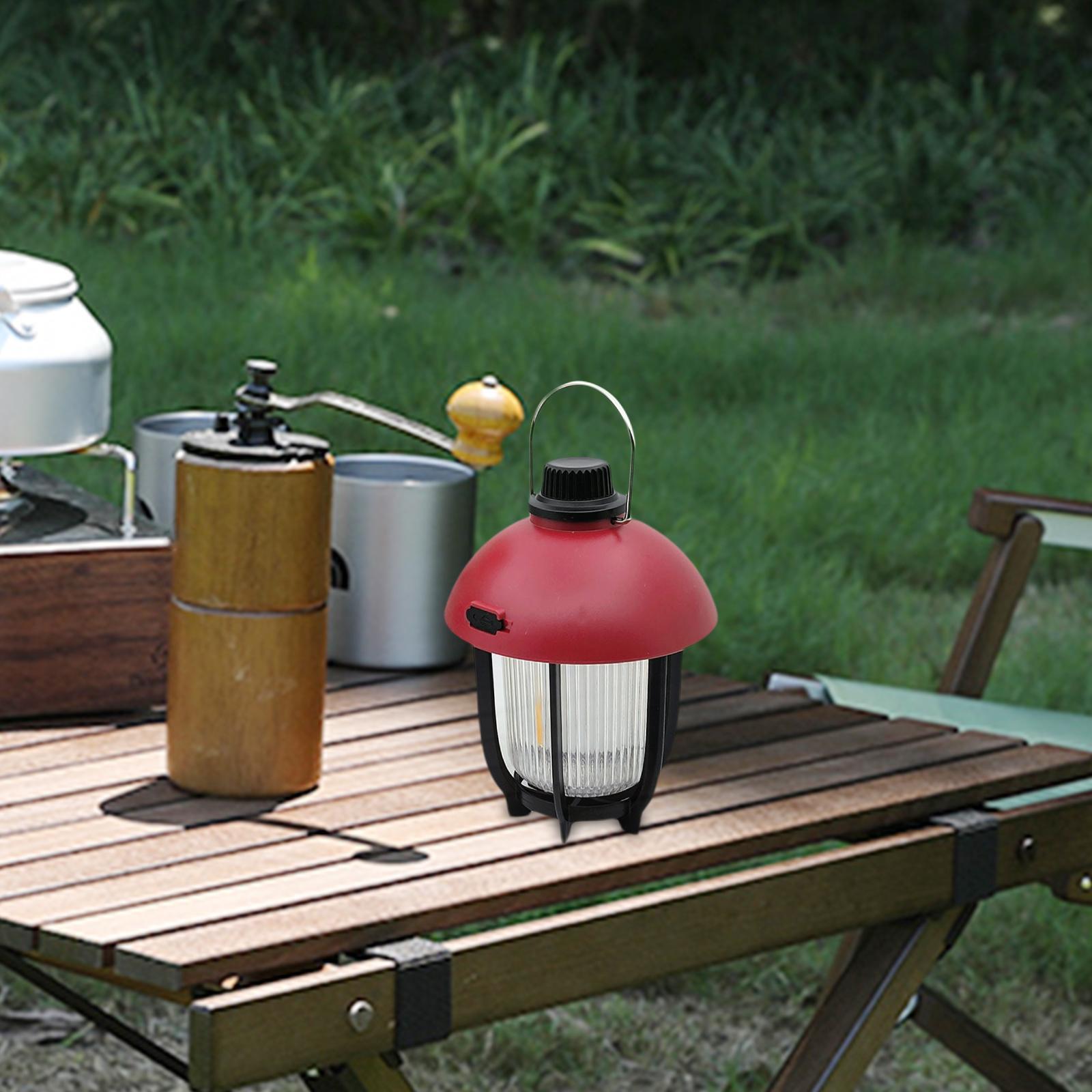 Camping Lantern Dimmable Hanging Lights Rechargeable for Garage Porch Hiking