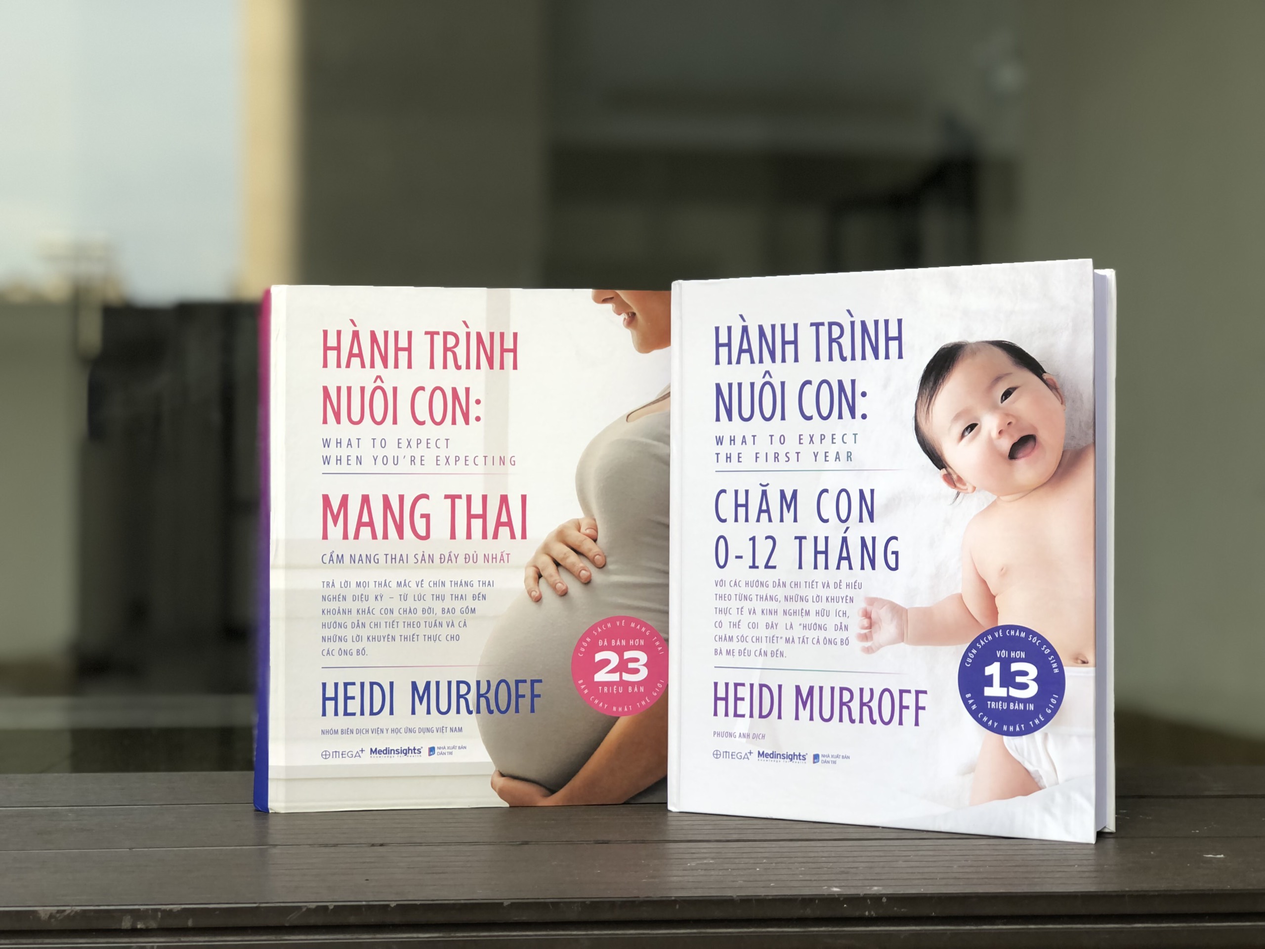 Combo Hành Trình Nuôi Con: Mang Thai + Chăm Con 0 -12 Tháng (Heidi Murkoff) - Omega Plus