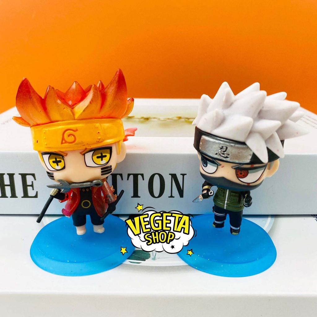 Mô hình Naruto - 6 mẫu tùy chọn: Kakashi Uchiha Sasuke Sakura Naruto lục đạo Uchiha Obito Uchiha Itachi - Cao 7cm