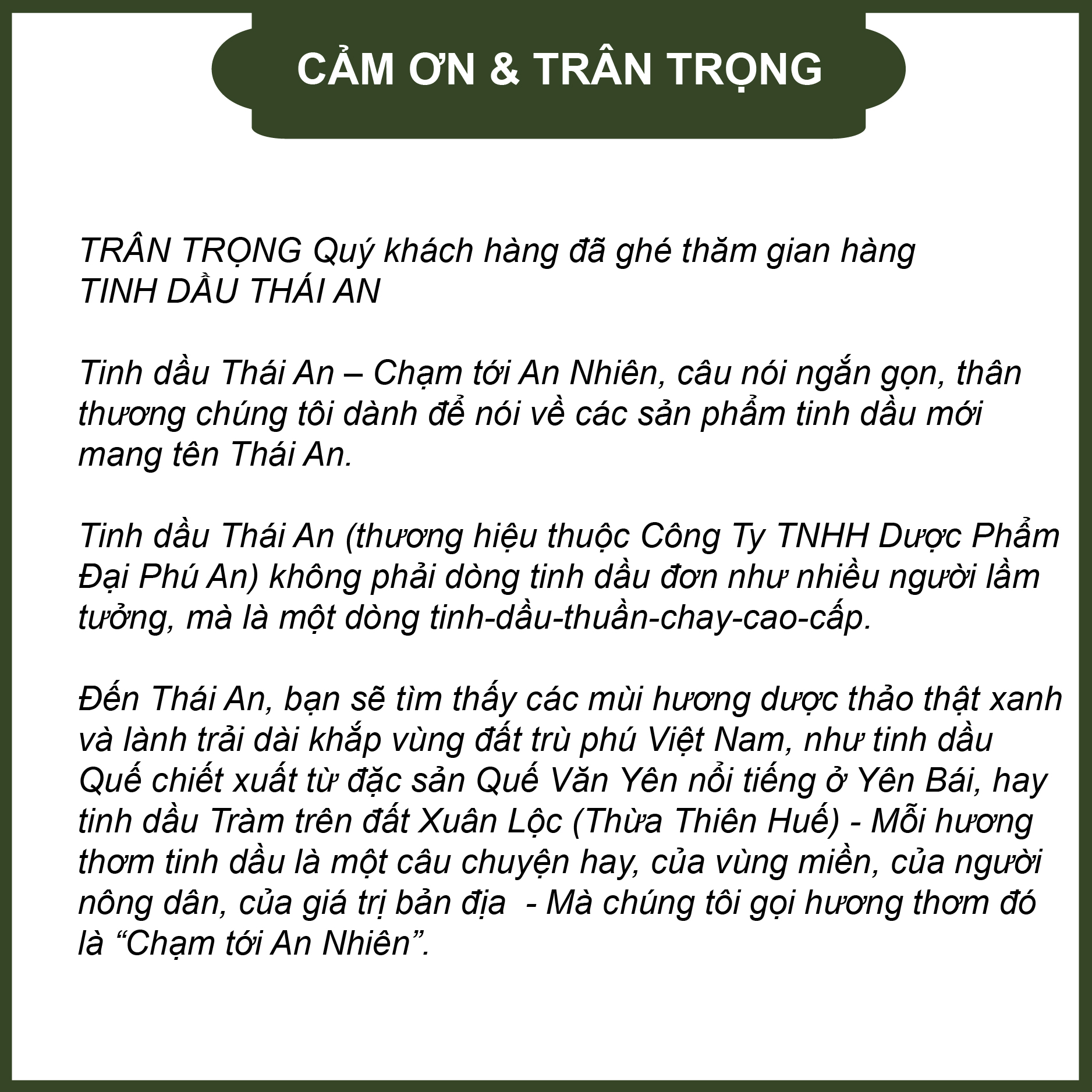 Tinh dầu Tràm Thái An - Đạt kiểm nghiệm TSL, ISO toàn cầu 13485 - Tinh dầu Giữ Ấm, Tránh Ho, Tắm, Massage Thư Giãn