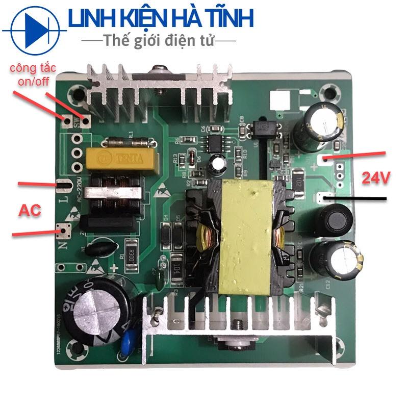 Mạch nguồn trạm hàn T12 24V 6A Mạch nguồn T12 AC-DC 24V 6A công suất 120W