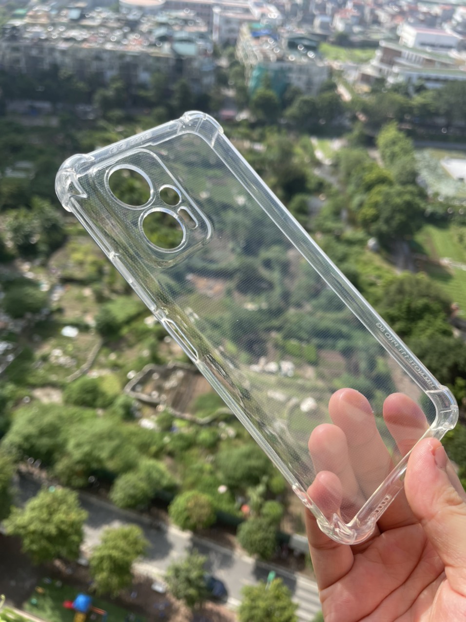 Ốp Lưng cho Xiaomi Poco X4 GT Dẻo Trong Suốt Chống Sốc Có Gù Bảo Vệ 4 Gốc