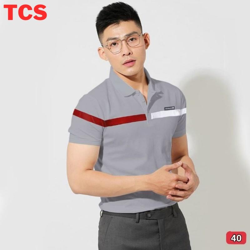 Áo cổ nam áo thun chất cotton cao cấp thời trang TCS 40