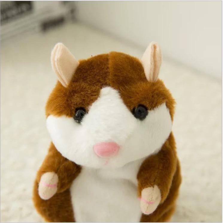 Chú chuột Hamster bắt chước theo tiếng nói của bé yêu ngộ nghĩnh