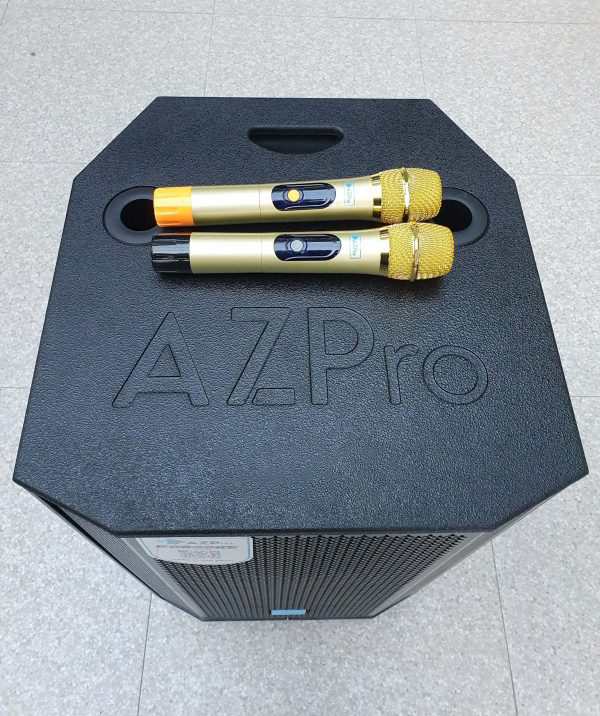 Loa kéo AZPro 1508A - Bản cải tiến có reverb - Loa kéo di động 3 đường tiếng bass 4 tấc - Tặng kèm 2 micro UHF - Chống hú FBX, Công suất cực lớn lên đến 550W - Đầy đủ kết nối Bluetooth, AV, USB, SD card - Cổng 6.5 cắm micro ngoài - Hàng nhập khẩu