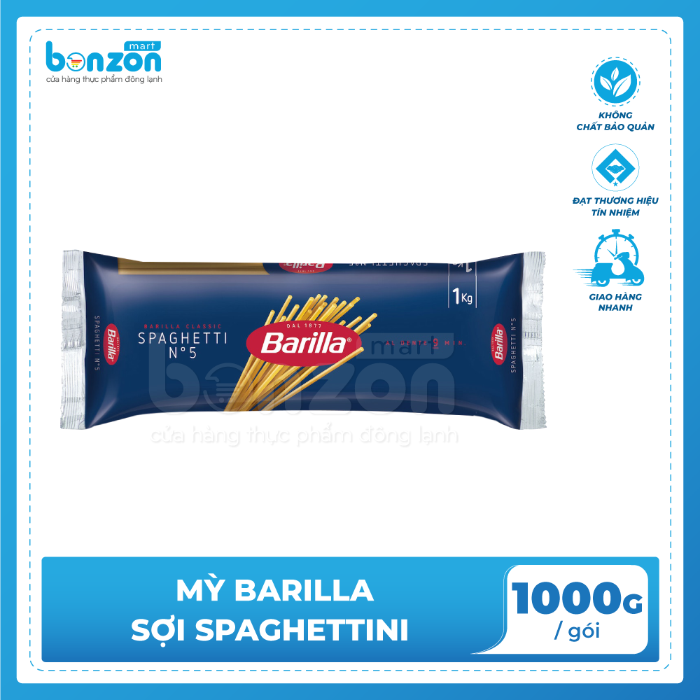 Mỳ Barilla sợi spaghettini 1000gr
