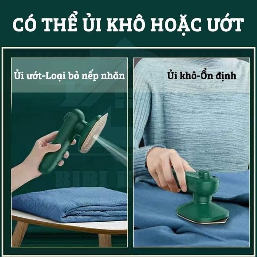 BÀN LÀ HƠI NƯỚC CẦM TAY MINI, BÀN ỦI HƠI CAO CẤP - HÀNG CHÍNH HÃNG