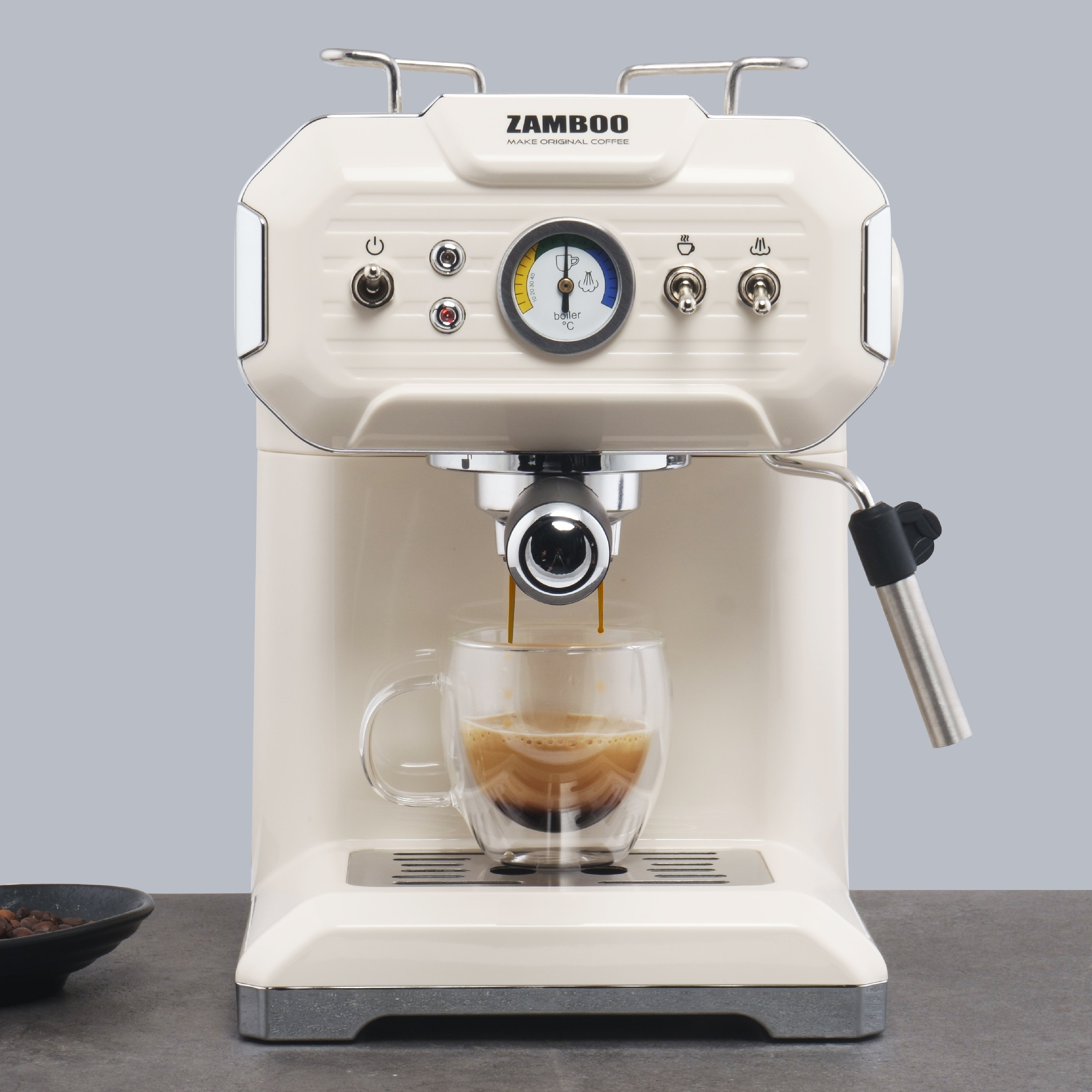 Máy pha cà phê Espresso Zamboo ZB-92CF - Hàng chính hãng
