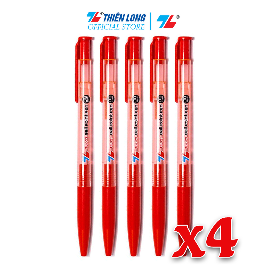 Combo 20 Bút Bi Thiên Long Tl - 023 - Combo 20 - Đỏ
