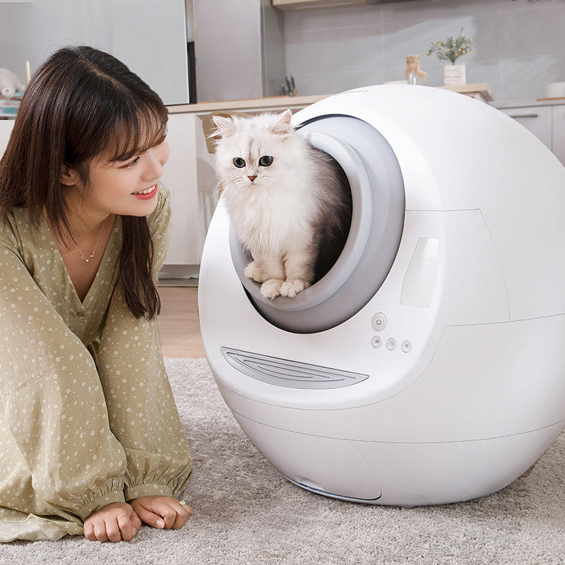 MÁY DỌN PHÂN MÈO TỰ ĐỘNG MEET PHIÊN BẢN WIFI