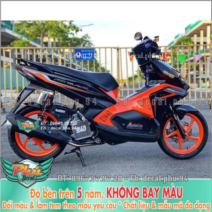 Tem rời Airblade Chỉ cam đen Candy -1