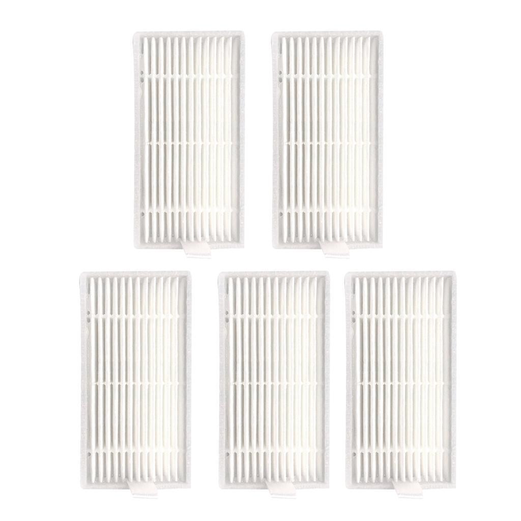 5 Pcs Filter Element for ILIFE V3 V5 V5S Robotic Vacuum Cleaner Replacement
