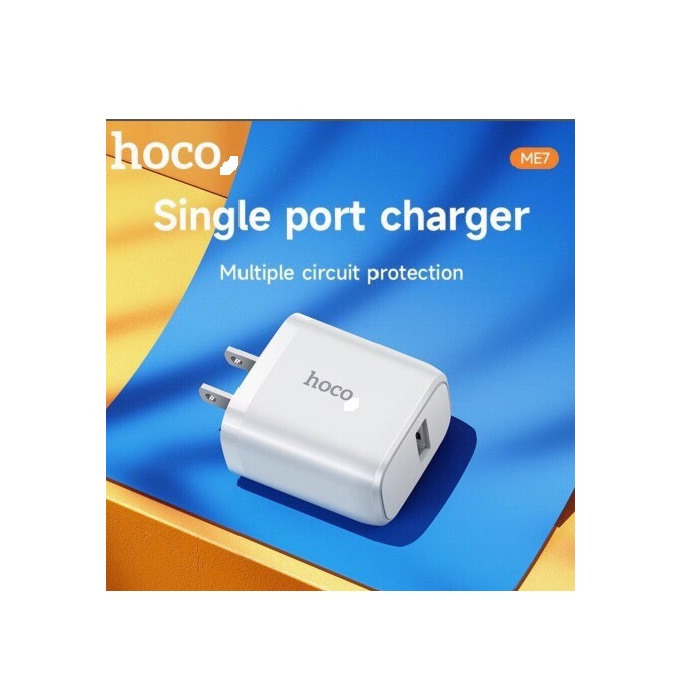 Cốc Sạc Nhanh Dành Cho Hoco. ME7 3A 1 Cổng USB 15W Hàng Chính Hãng