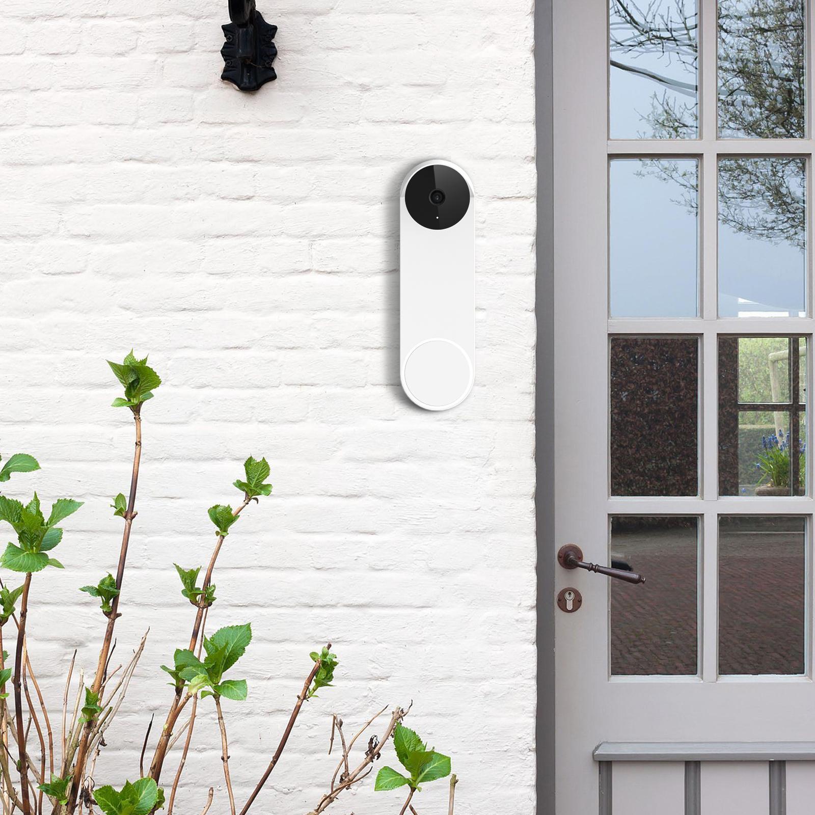 2Pcs Silicone Case Snugly Easy to Install for Google Nest Doorbell