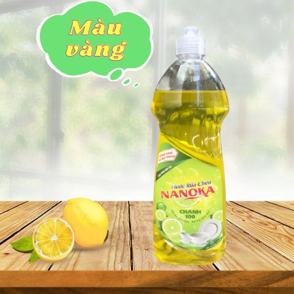 Combo Nước lau kính Nanoka 500ml và Nước rửa bát hương chanh Nanoka 800ml