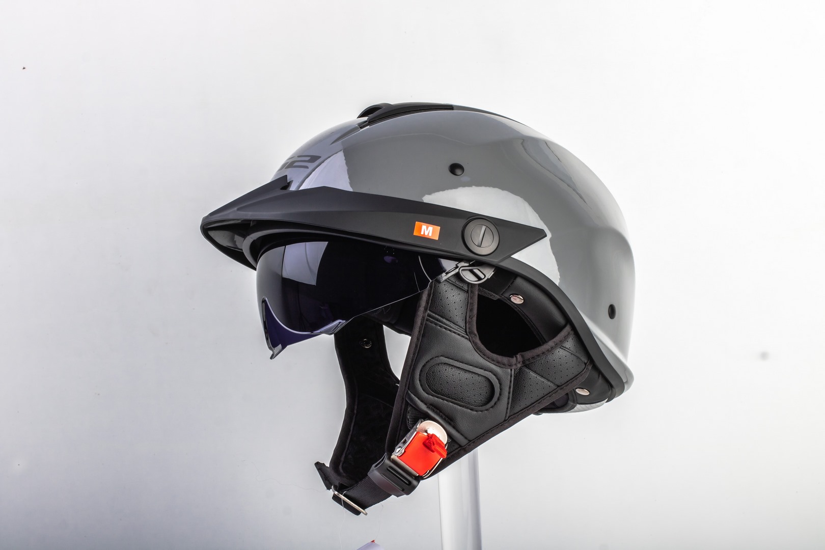 Mũ Bảo Hiểm Nửa Đầu Có Kính Âm LS2 OF590 Rebellion