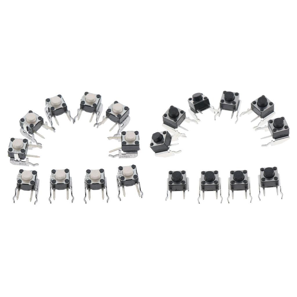 10 Tactile Switch Bumper Button For Controller White