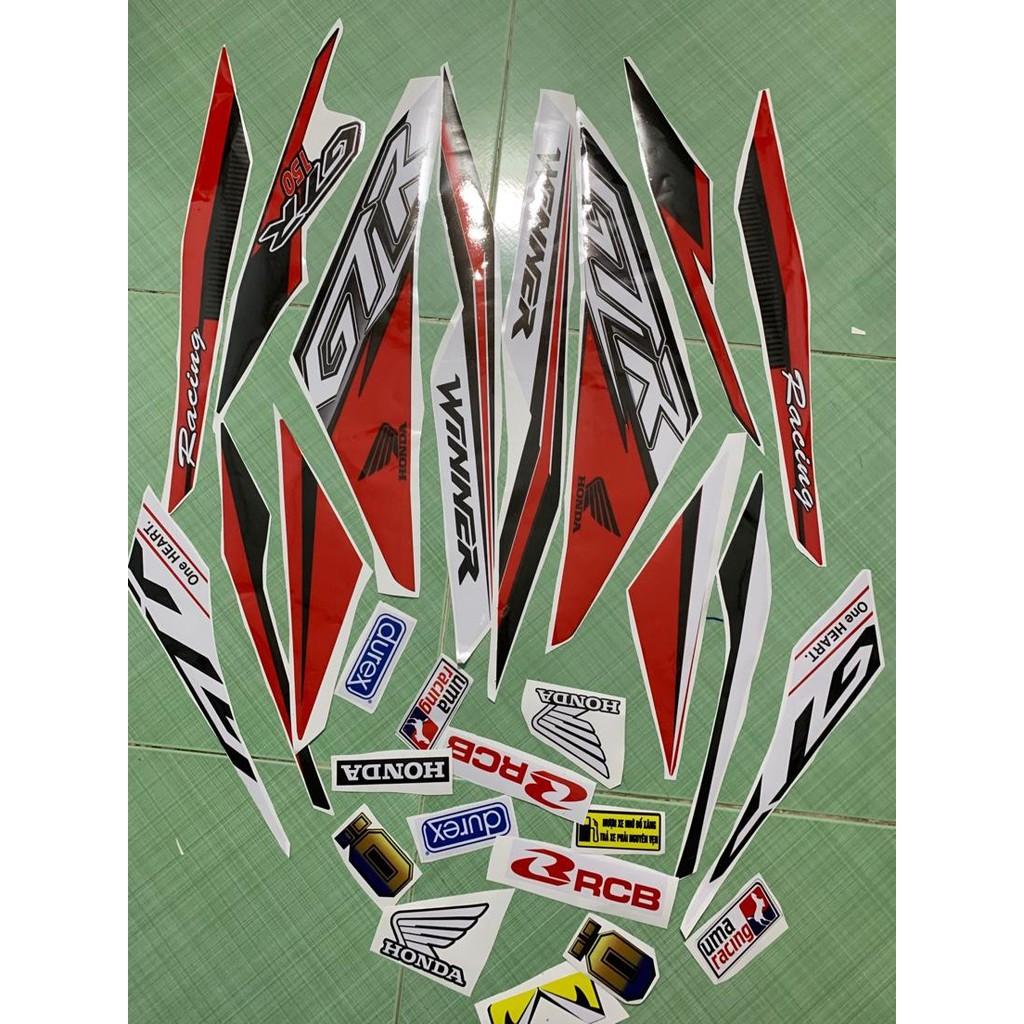 Tem winner 150 GTR đỏ đen cao cấp