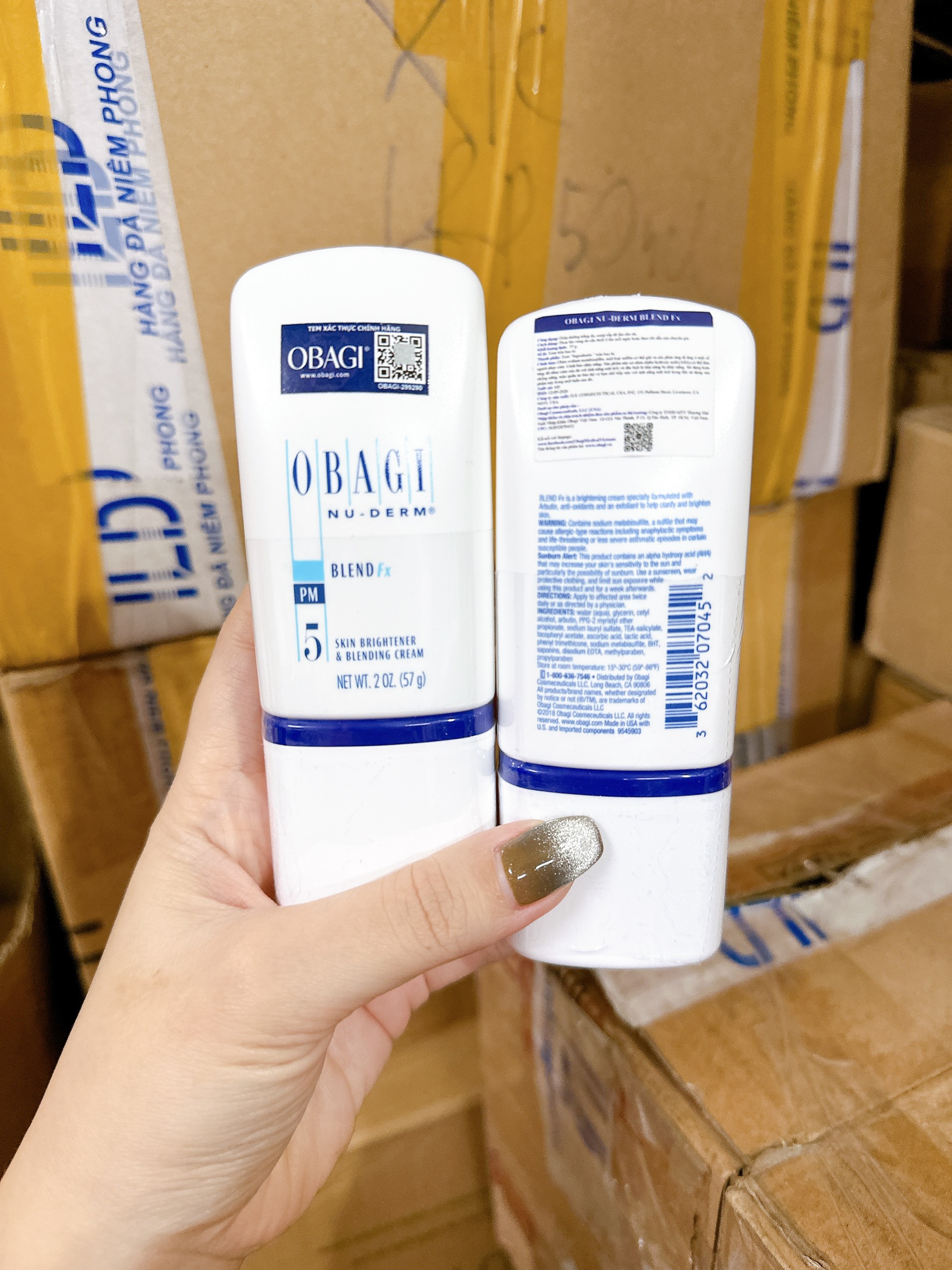 Kem Dưỡng Sáng Da Mờ Nám Chuyên Sâu Ngày &amp; Đêm - Obagi Nu-Derm Clear 3Fx 57gr