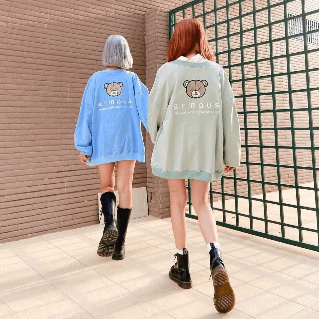 Áo khoác nỉ cardigan CÚC NÚT CỰC XINH