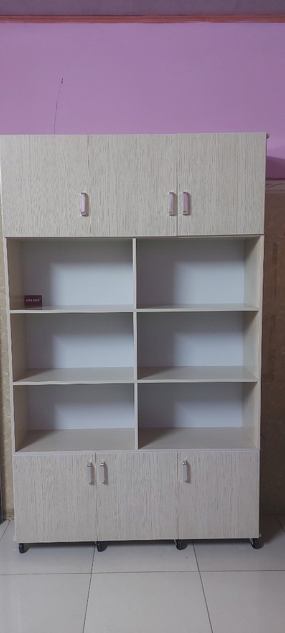 Tủ hồ sơ Juno Sofa màu gỗ sồi ngang 1m2 x cao 2m x 31 cm