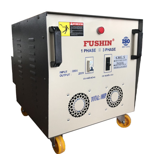 Biến áp 1P 220V ra 3P 220V-10Hp