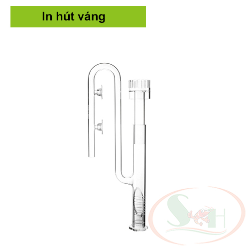 Ống in out thủy tinh Ista phun tia, hút váng mini 12, 16 mm bể thủy sinh cá tép