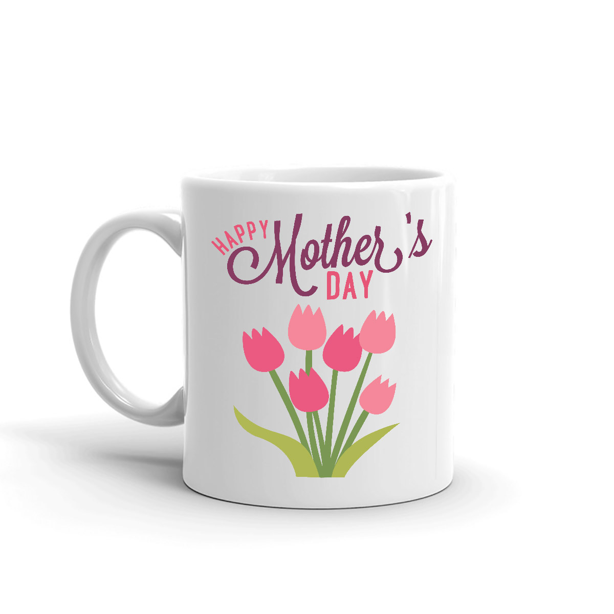 Cốc Sứ Cao Cấp In Hình Happy Mother Day , Ngày Của Mẹ - Mẫu009