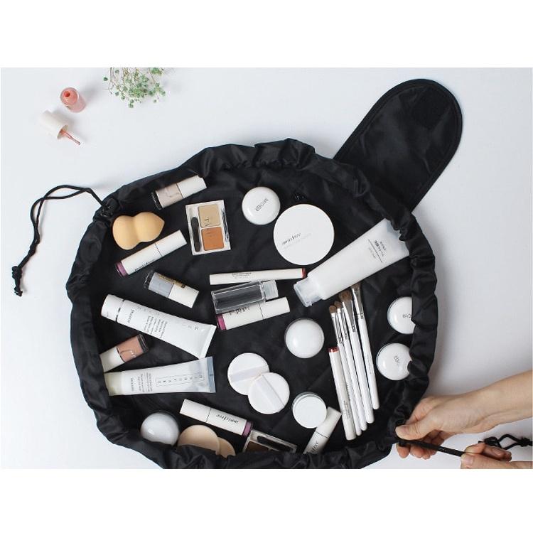 Organizer for Cosmetics Makeup Bags Women Mini Package Travel Kit Pouch Storage Drawstring Tote Eco Toiletry Top Handle Reusable