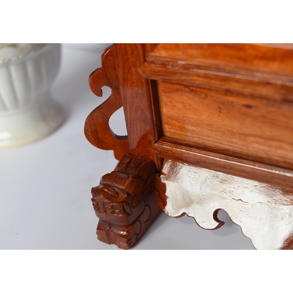 Khung hình thờ gỗ Hương trơn 20 x 25 mẫu đẹp