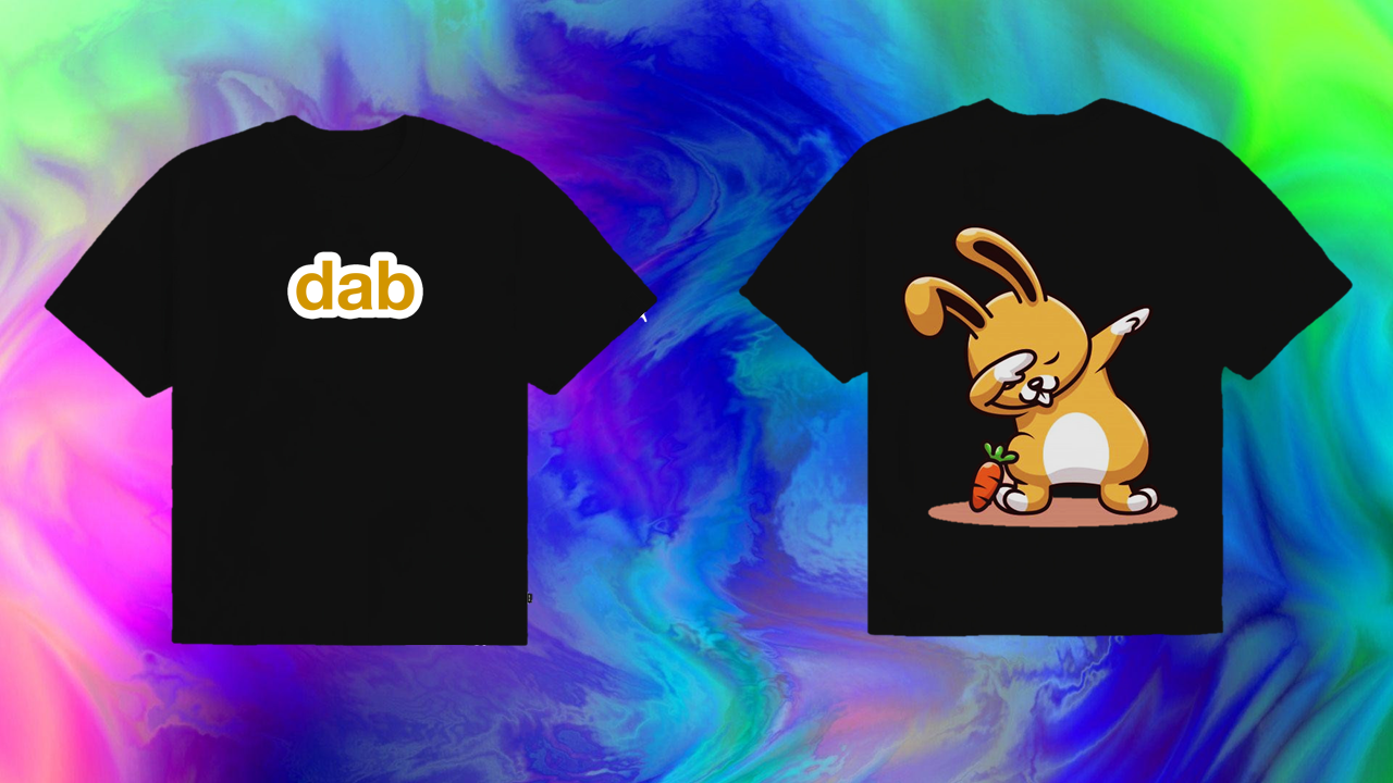  Áo thun CaZot Let's dab Mr. Rabbit