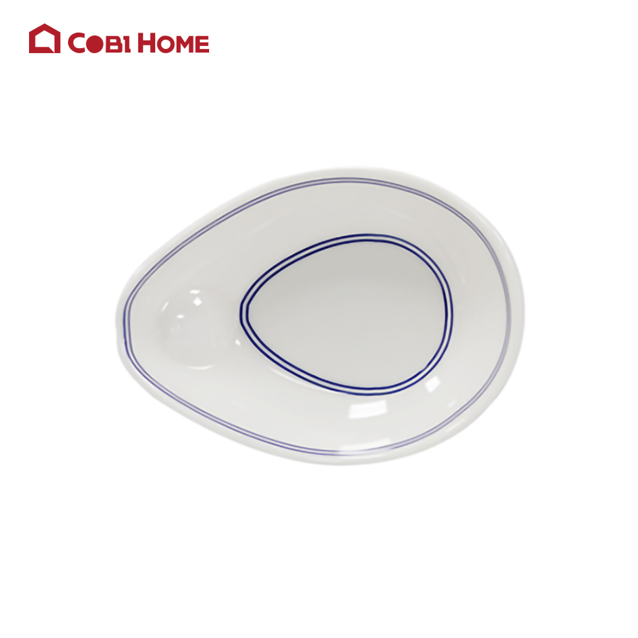 Chén chấm, bát tạo kiểu sang trọng màu trắng bằng nhựa Melamine cao cấp