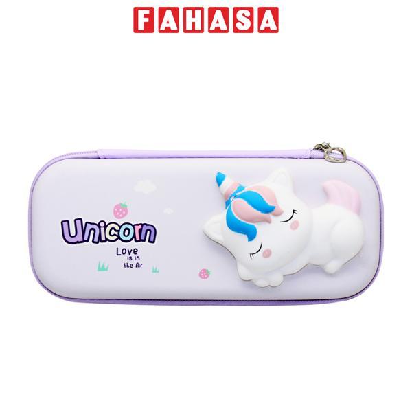 Bóp Viết Vải Unicorn Tím - 7296