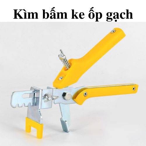 1 cái kìm bấm ke cân bằng ốp lát gạch dài 23cm, kềm siết ke ốp gạch xây dựng