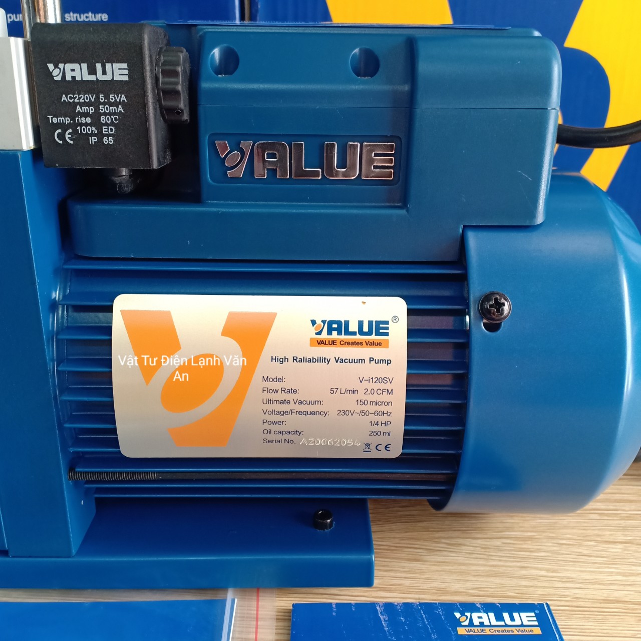 Máy hút chân không VALUE 2.0 CFM-VI 120SV-có đồng hồ báo áp