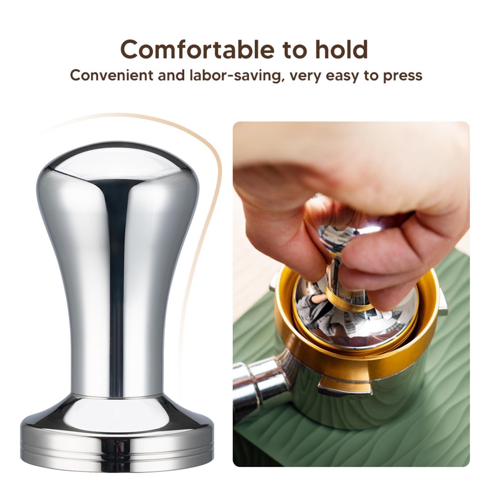 Espresso Tamper Aluminum Alloy Handle Coffee Distributor Leveler Tool for Cafe Office